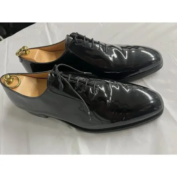 Ralph Lauren Purple Label Patent Leather Oxfords – Made in England – Size 12D